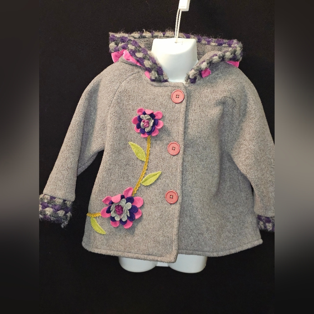 EUC Vintage Tuff Cookie Kookooshka Button-up Jacket Made In USA Sz 3